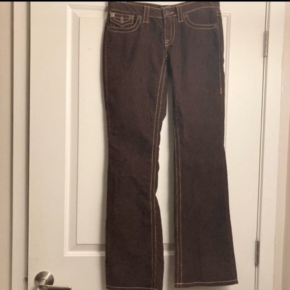 Vintage Victoria’s Secret “London Jean” Boot Cut Cotton Corduroy Jeans - Picture 3 of 13